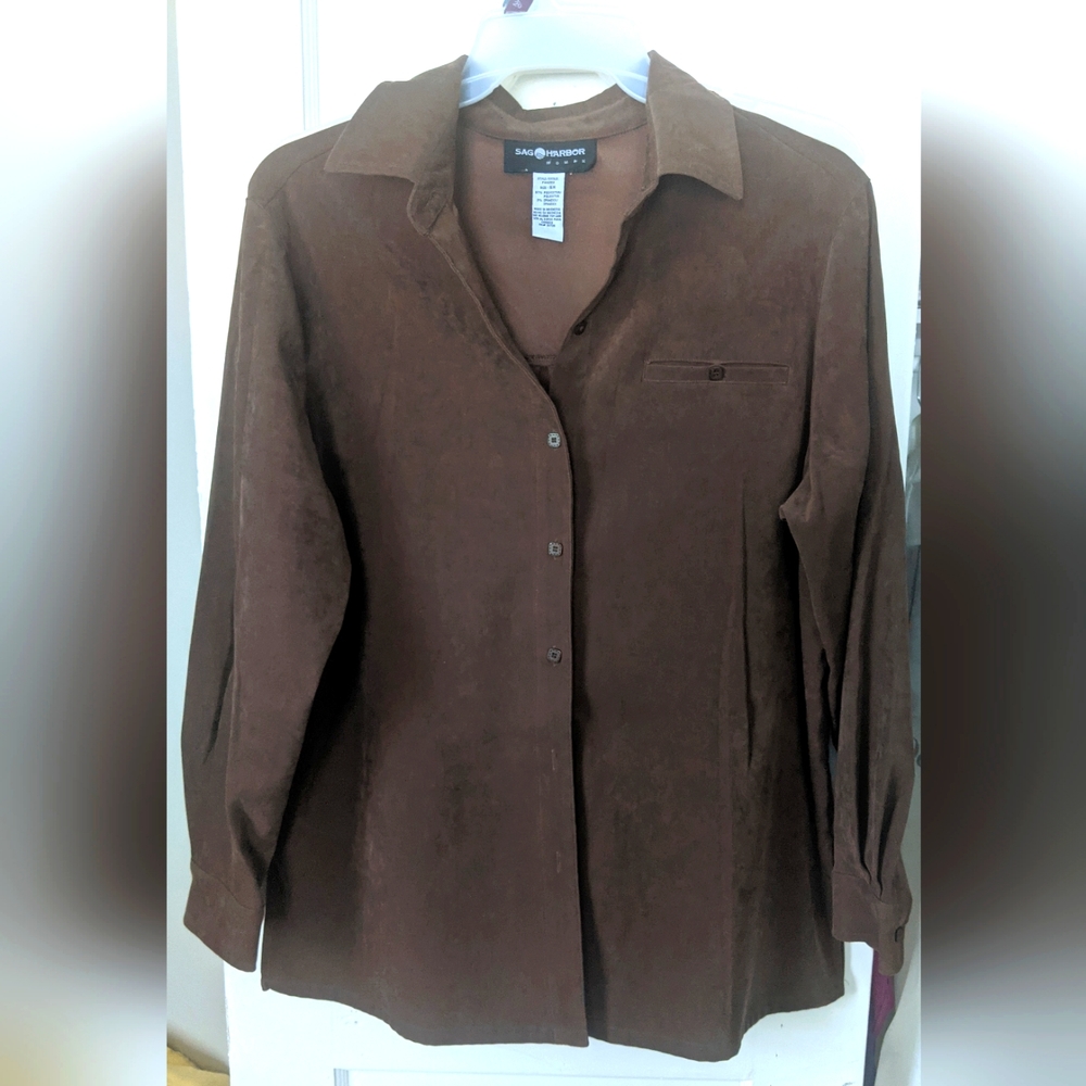Sag Harbor Long Sleeve Button Shirt